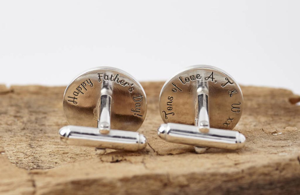 personalised cufflinks for fathers day